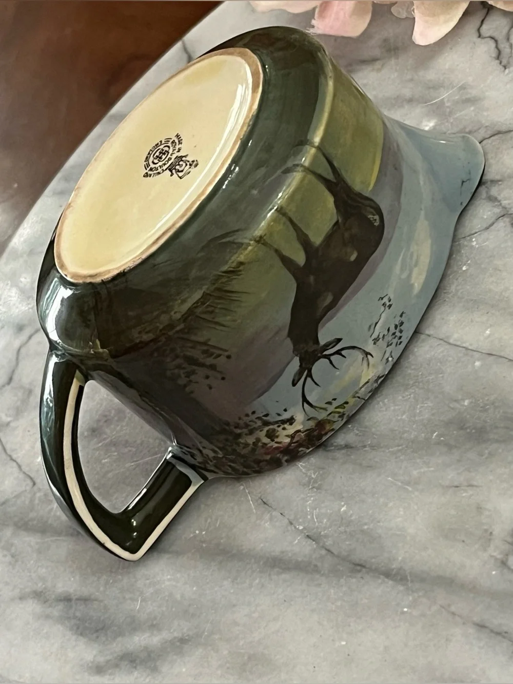 Antique Royal Doulton Seriesware Deer Creamer Pitcher D4644 Westcott 1922-1927